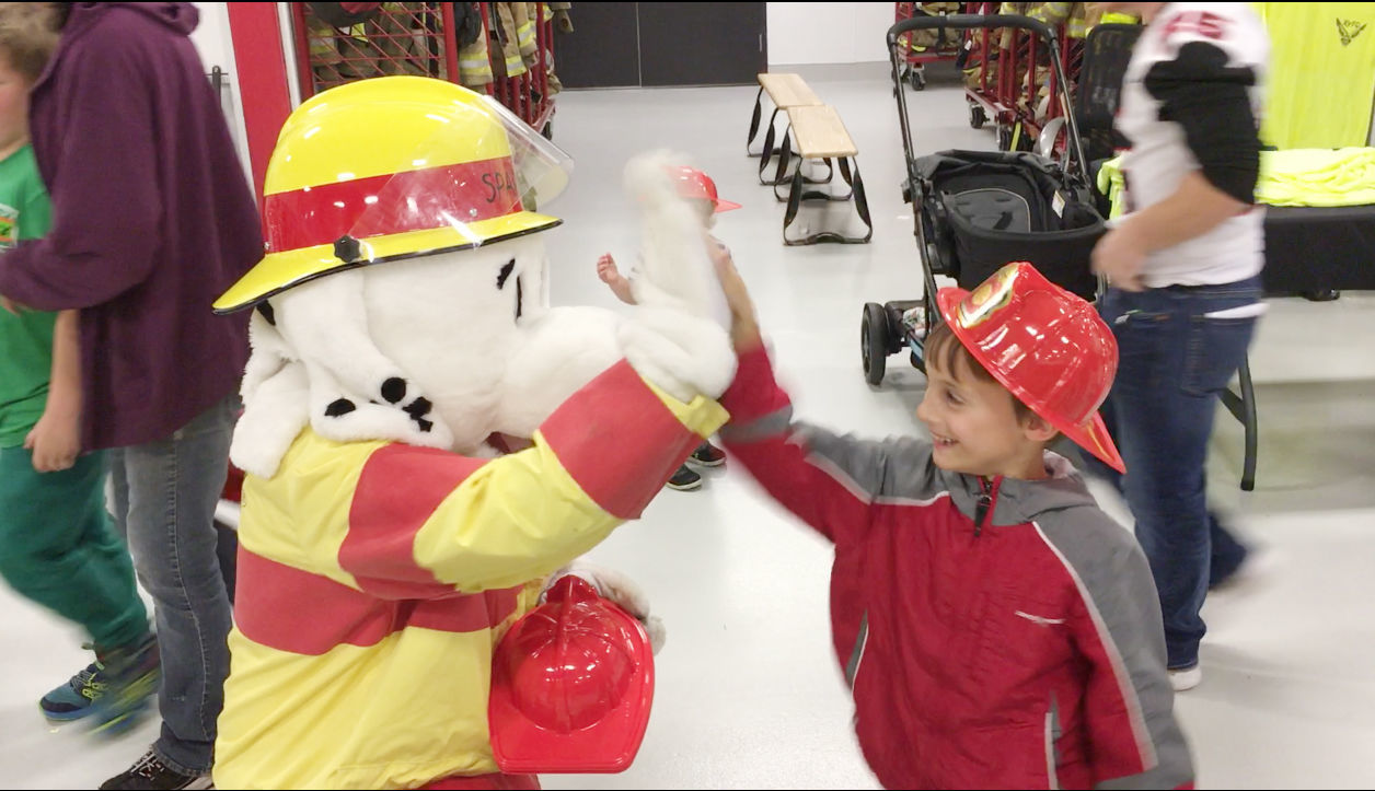 High-five for fire safety